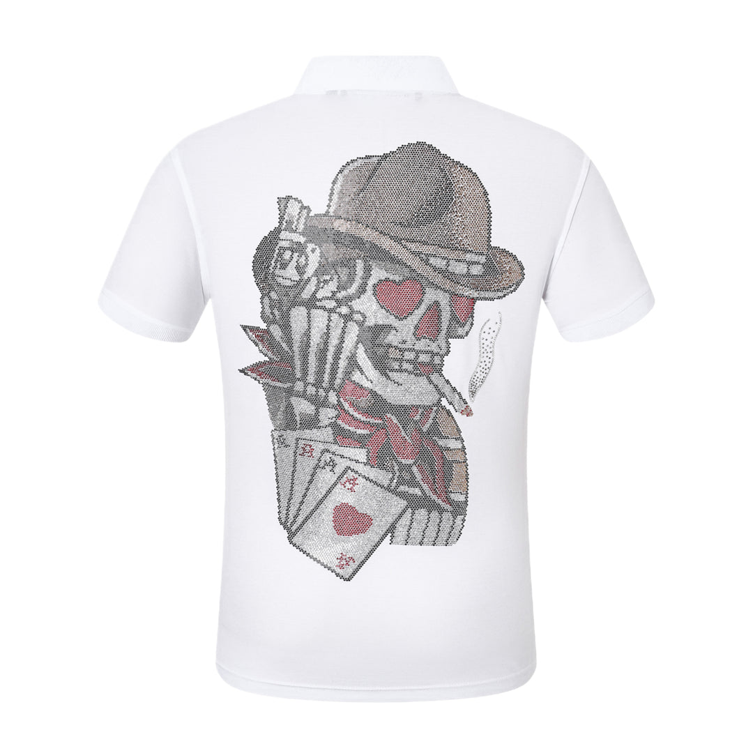 PHILIP Polo shirt Crystal Skull