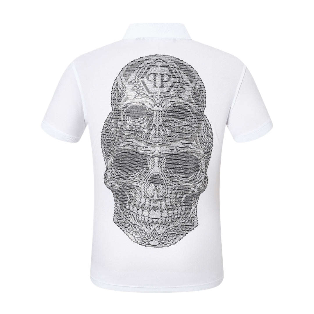 PHILIP Polo shirt Crystal Skull