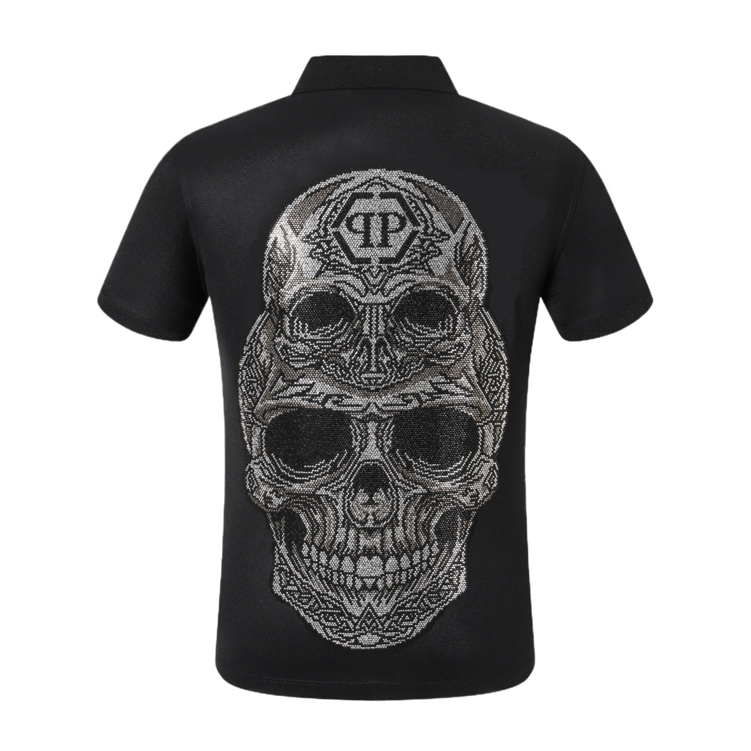 PHILIP Polo shirt Crystal Skull