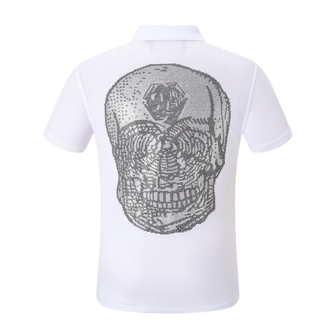PP Polo shirt Crystal Skull