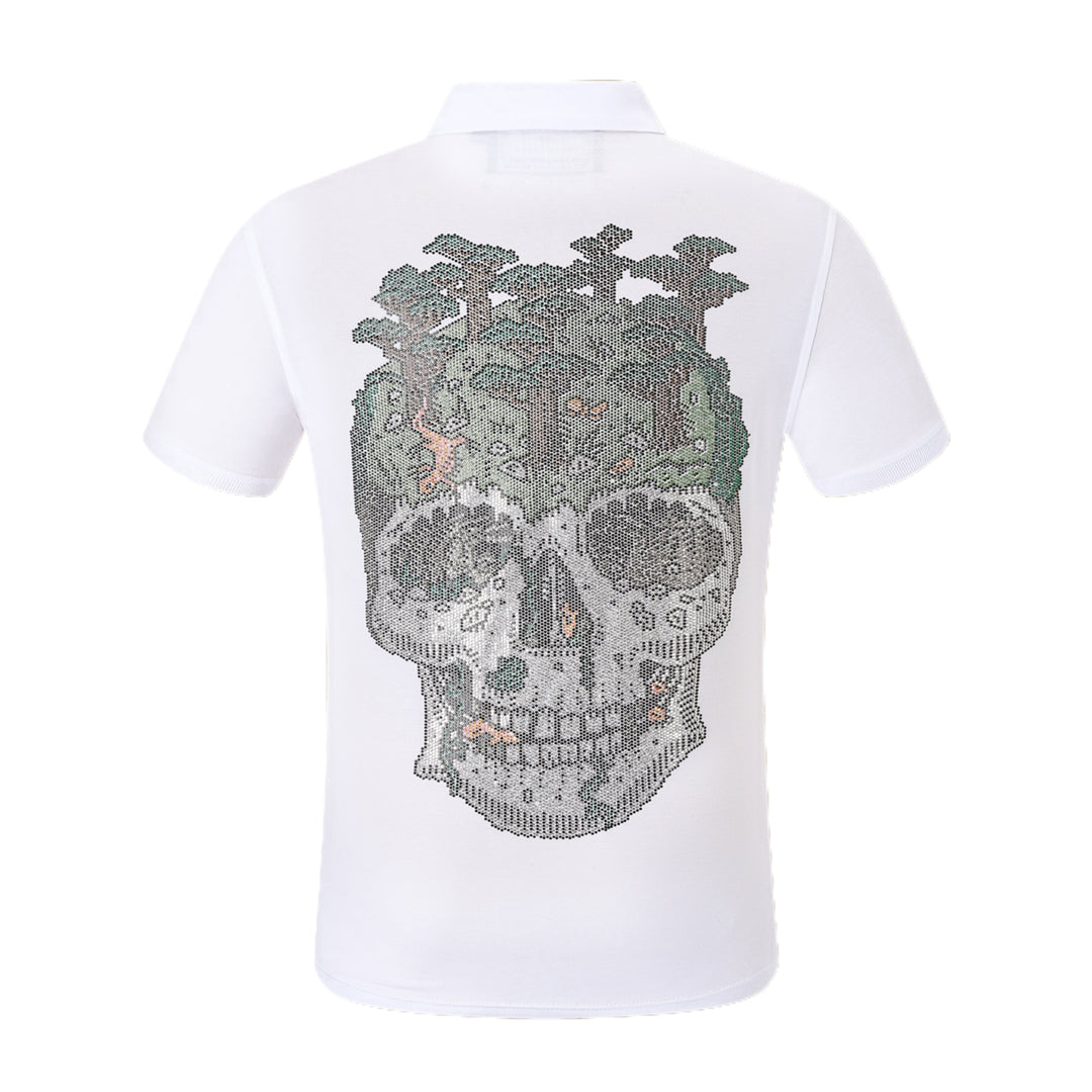 PHILIP Polo shirt Crystal Skull