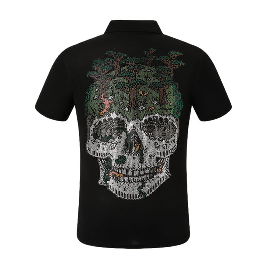 PHILIP Polo shirt Crystal Skull