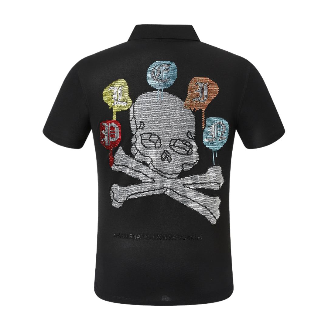 PP Polo shirt Crystal Skull