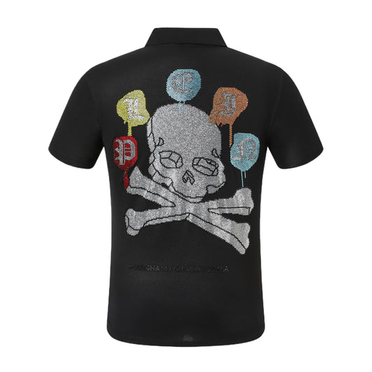 PHILIP Polo shirt Crystal Skull