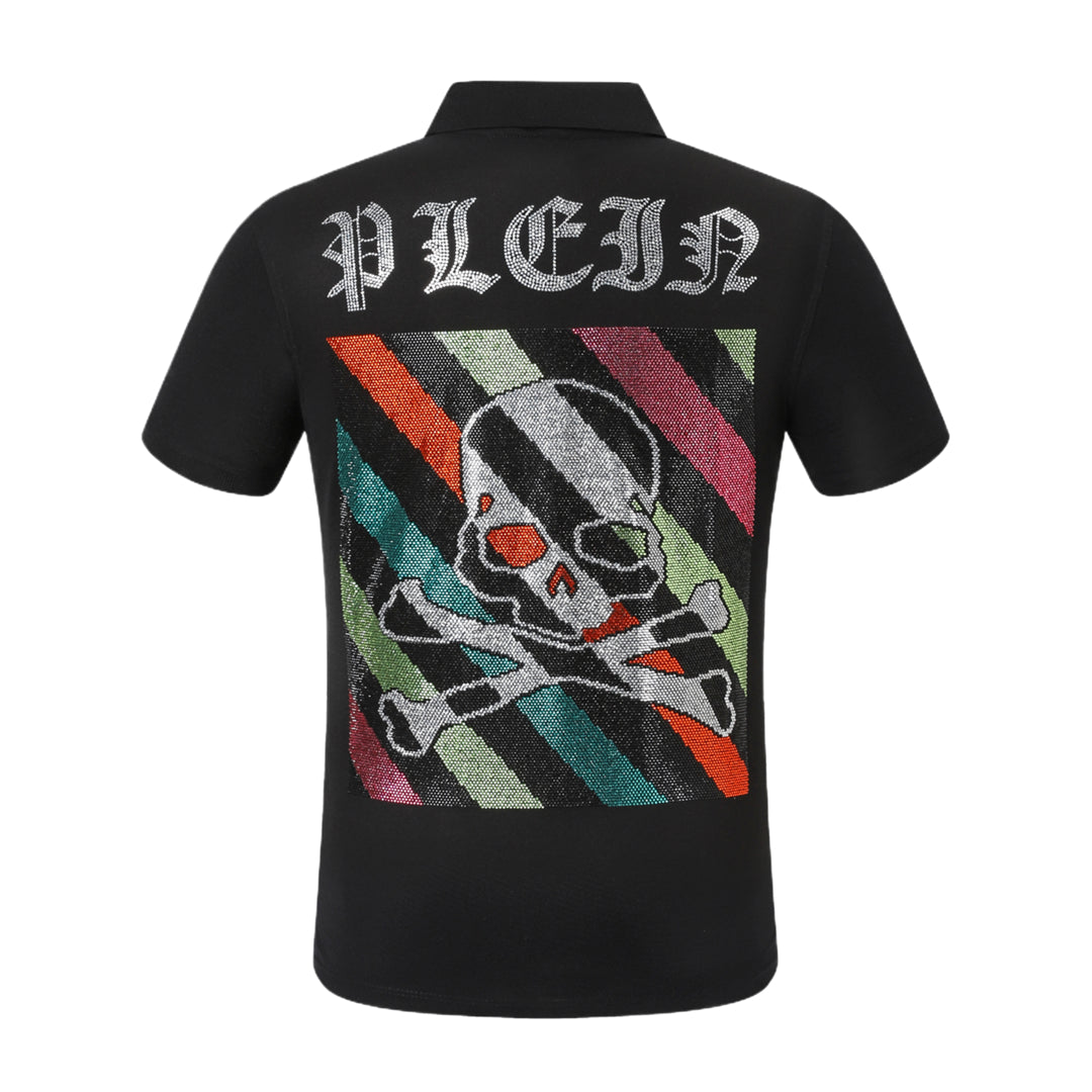 PP Polo shirt Crystal Skull