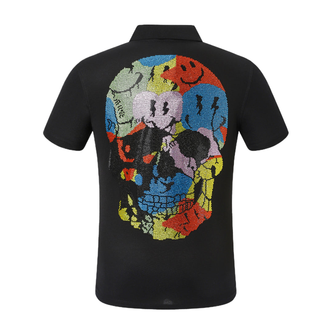 PHILIP Polo shirt Crystal Skull