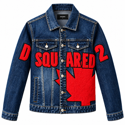 DSQ2 Maple Leaf Denim Jacket