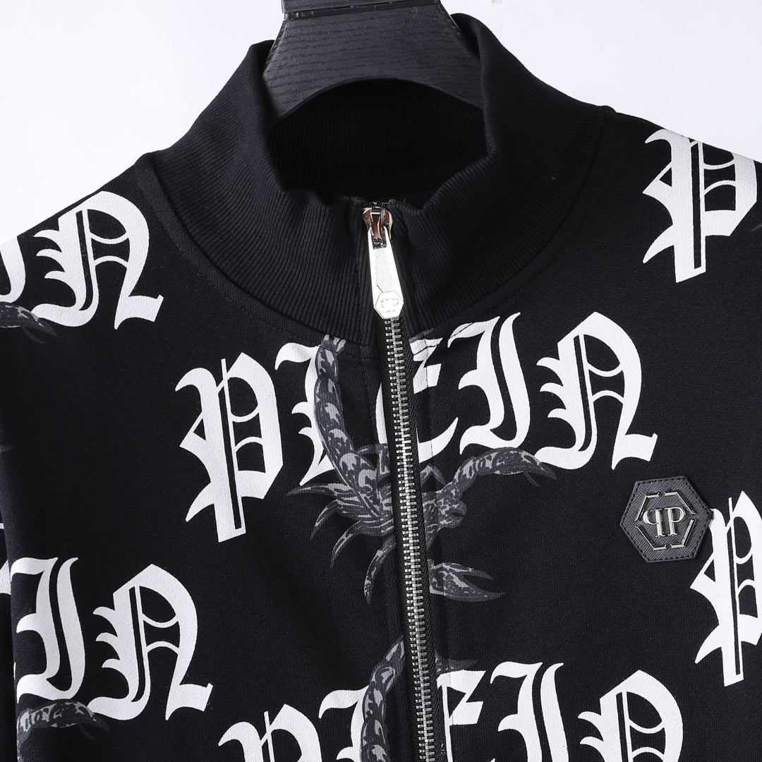 PP Letter Hoodie Jacket Suit