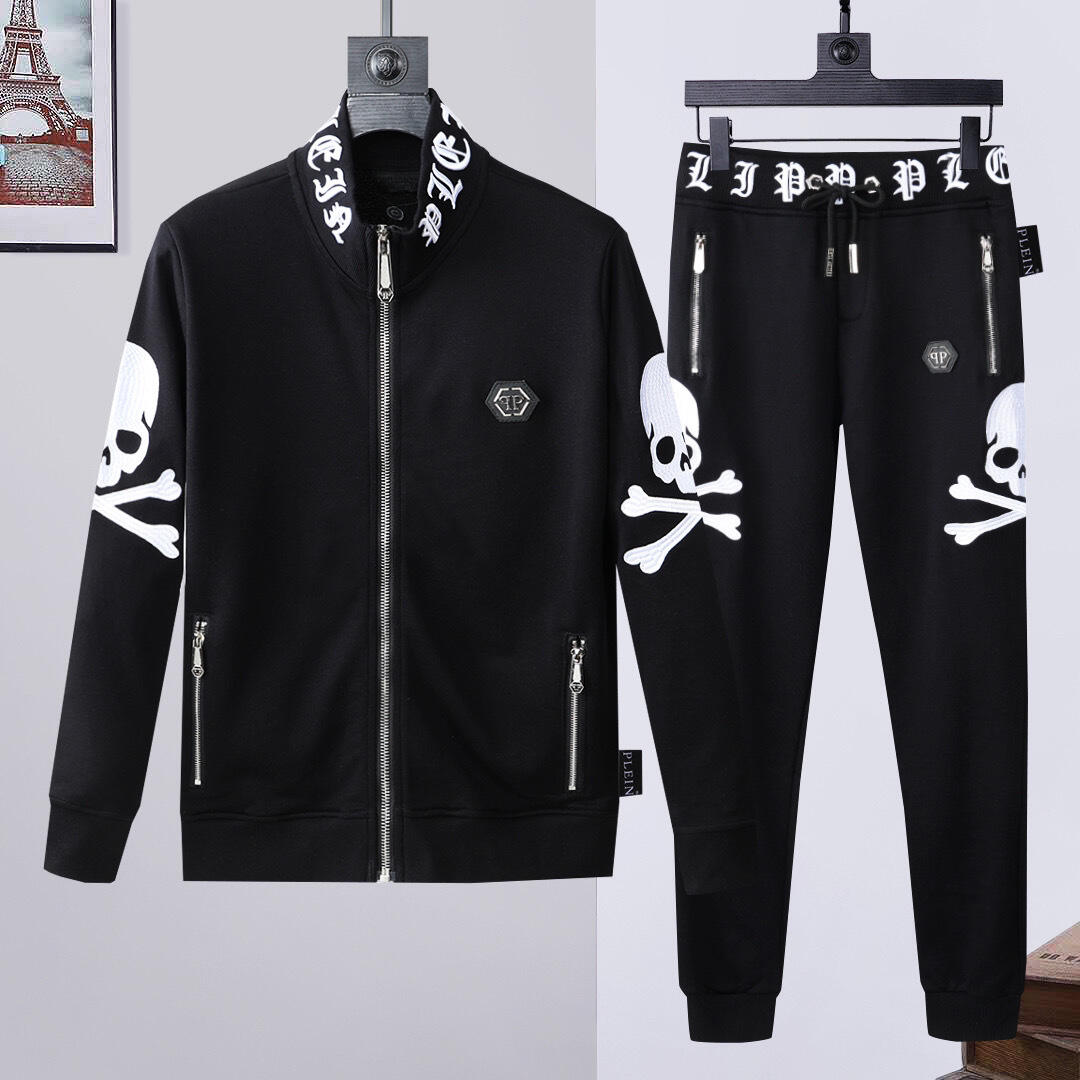 PP Skull Hoodie Jacket Suit
