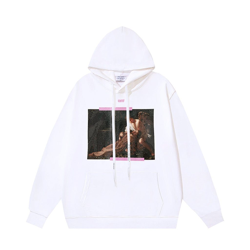 OFF Logo Print Hoodie
