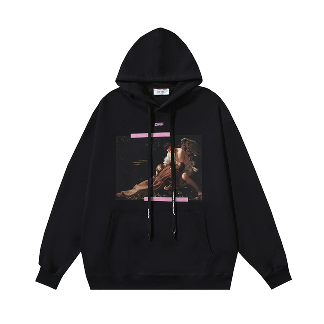 OFF Logo Print Hoodie