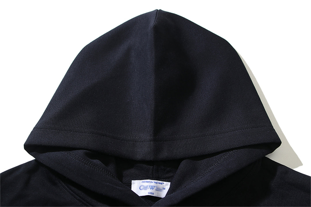 OFF Logo Print Hoodie