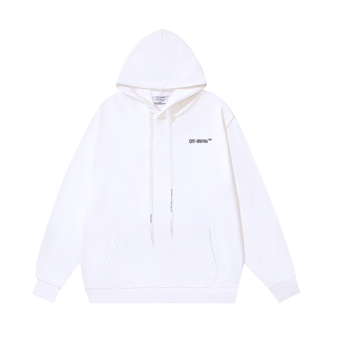 OFF Logo Print Hoodie
