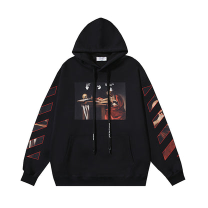 OFF Logo Print Hoodie