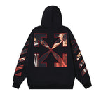 OFF Logo Print Hoodie