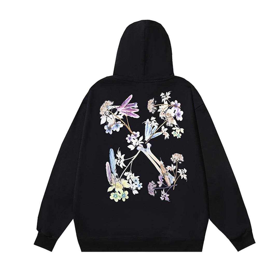 OFF Logo Print Hoodie