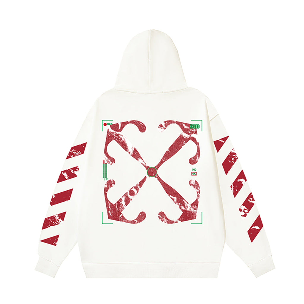 OFF Logo Print Hoodie