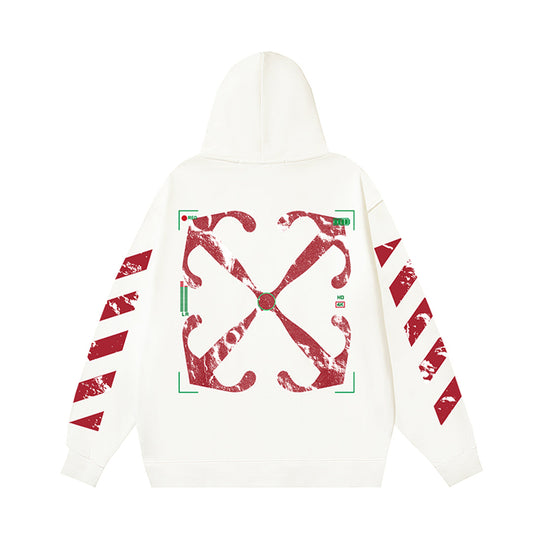 OFF Logo Print Hoodie