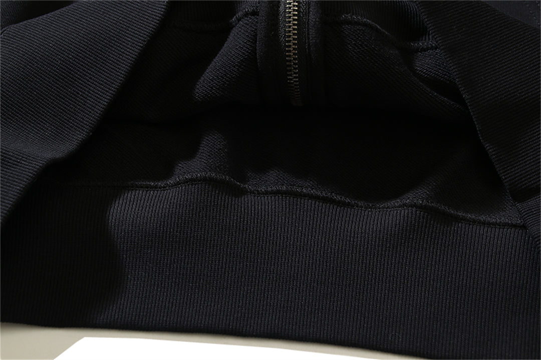 OFF Logo Print Hoodie Jacket