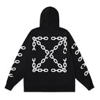 OFF Logo Print Hoodie Jacket