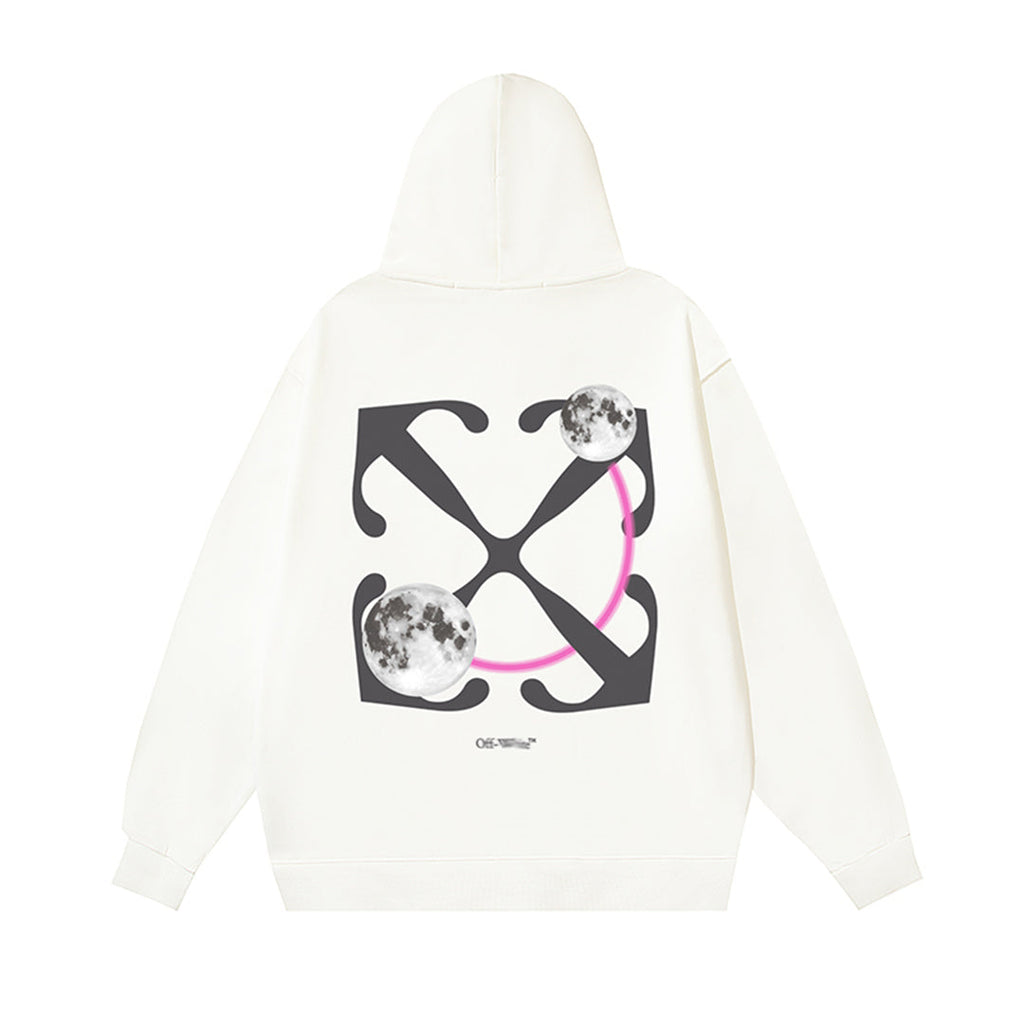OFF Logo Print Hoodie