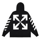 OFF Logo Print Hoodie Jacket