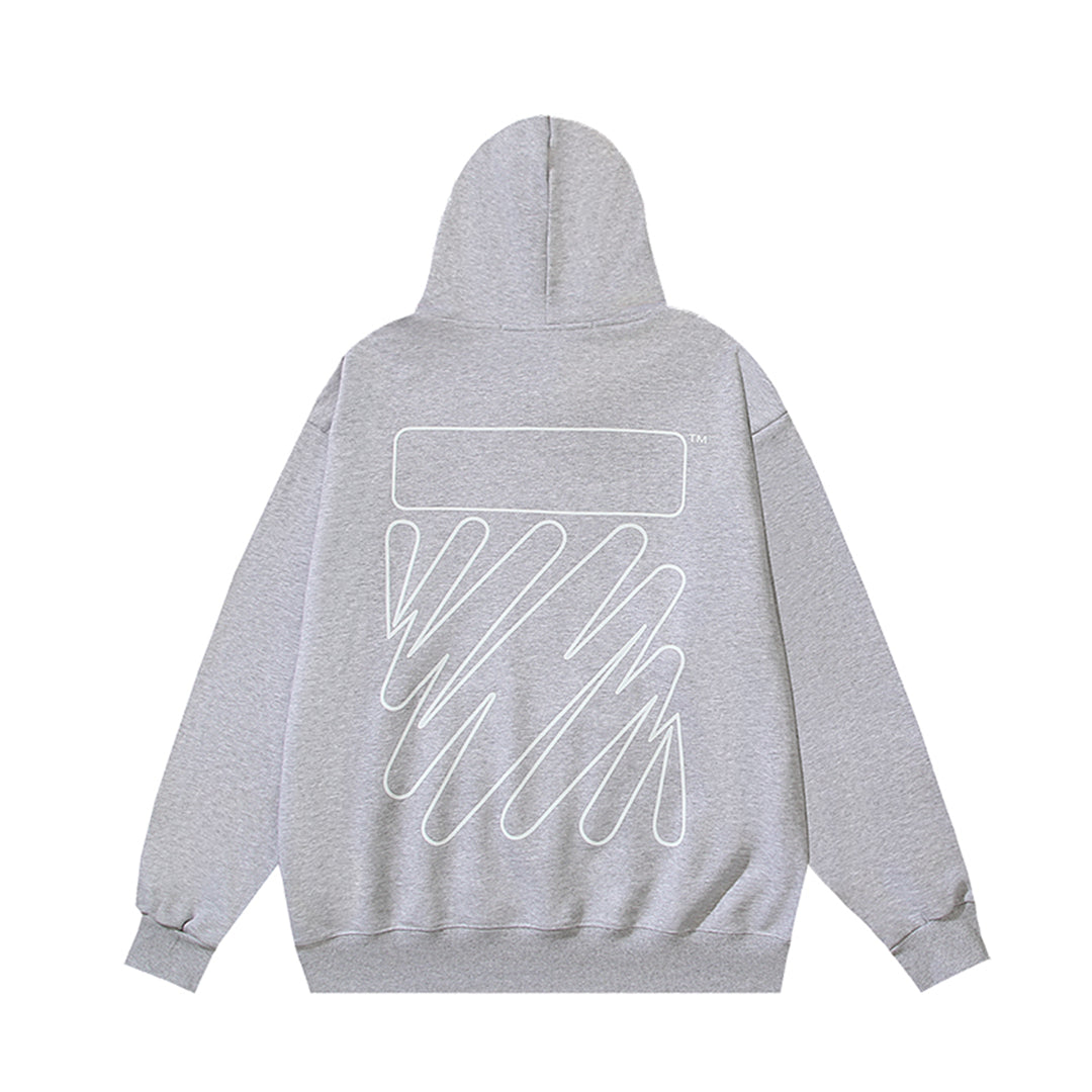 OFF Logo Print Hoodie