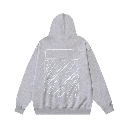 OFF Logo Print Hoodie