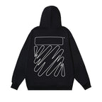OFF Logo Print Hoodie