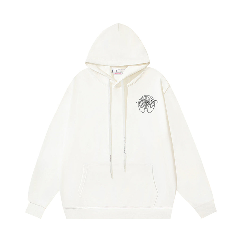 OFF Logo Print Hoodie