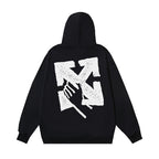 OFF Logo Print Hoodie