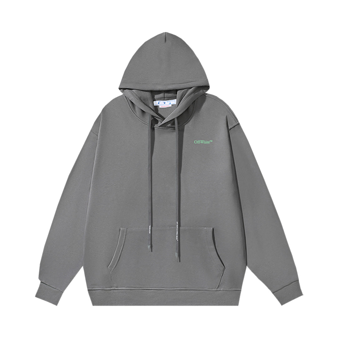 OFF Logo Print Hoodie
