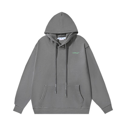 OFF Logo Print Hoodie