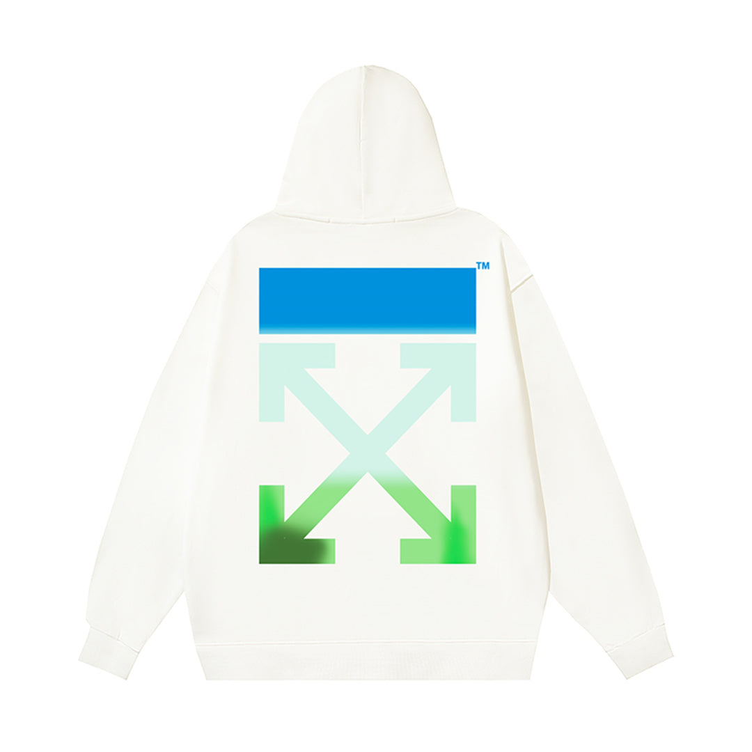 OFF Logo Print Hoodie