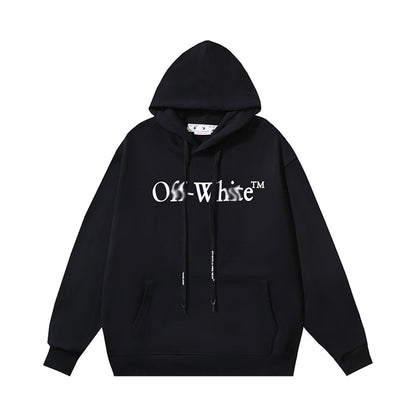 OFF Logo Print Hoodie