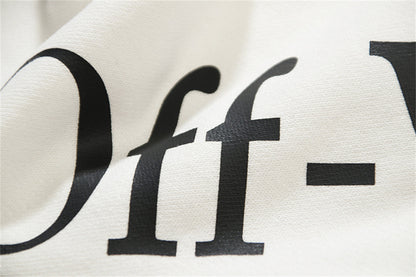OFF Logo Print Hoodie