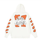 OFF Logo Print Hoodie