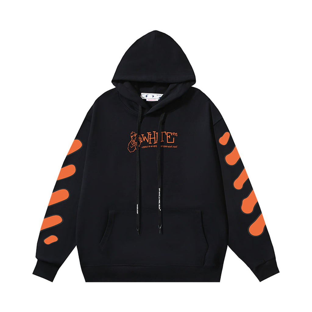 OFF Logo Print Hoodie