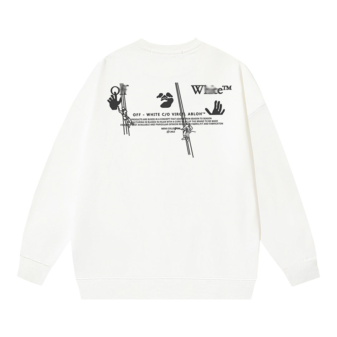 OFF Logo Print Sweatshirt