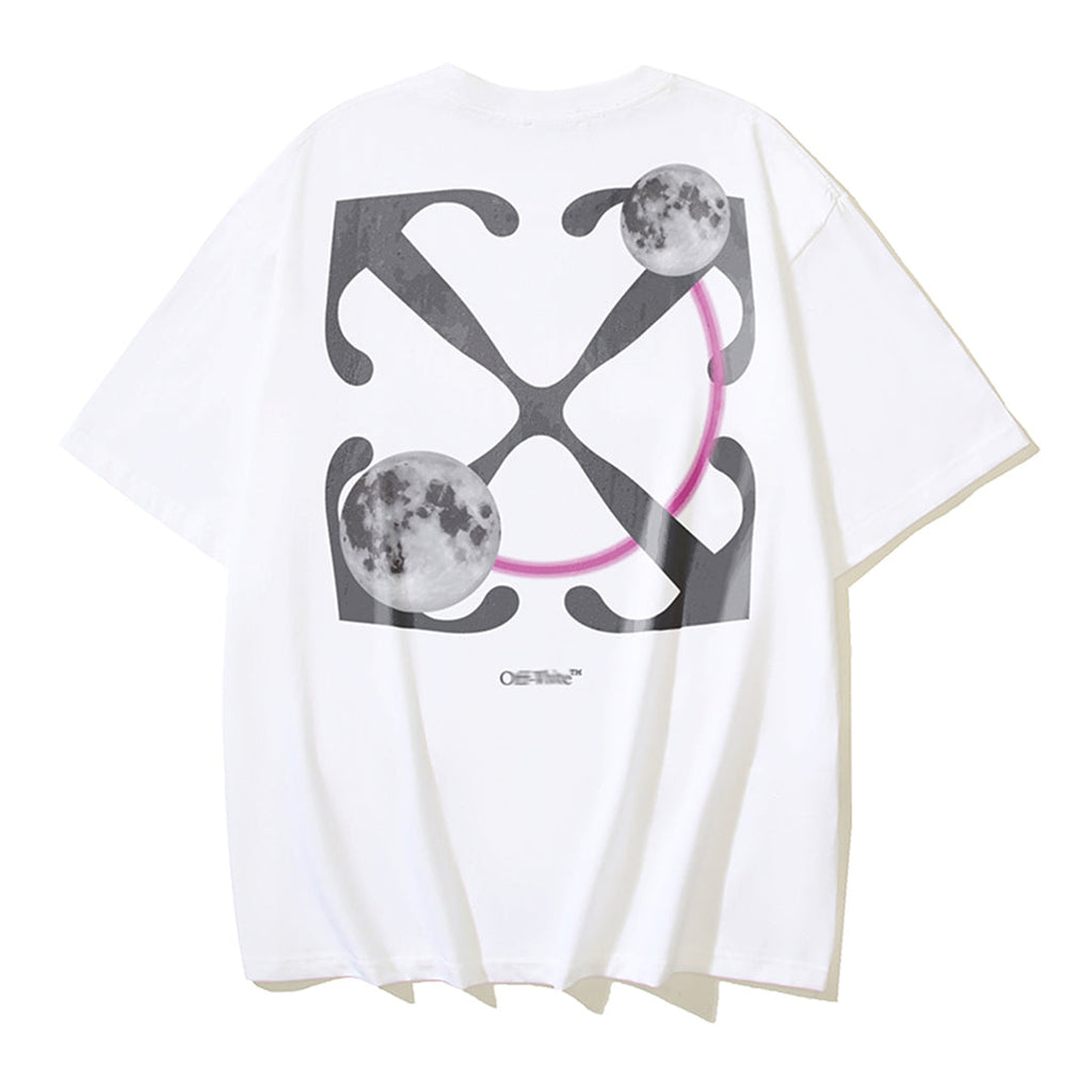 OFF Moon Print T-shirt