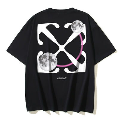 OFF Moon Print T-shirt