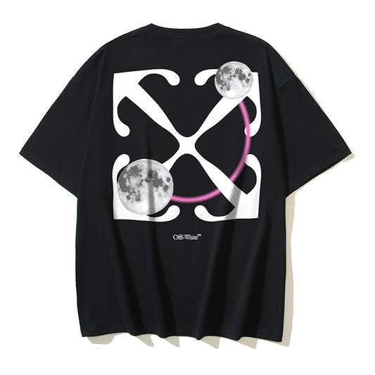 OFF Moon Print T-shirt