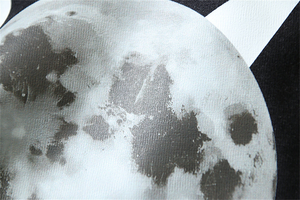 OFF Moon Print T-shirt