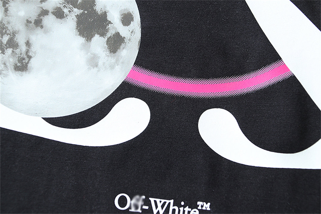 OFF Moon Print T-shirt