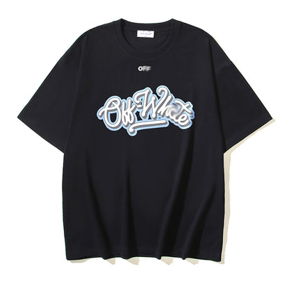 OFF Bulls Print T-shirt