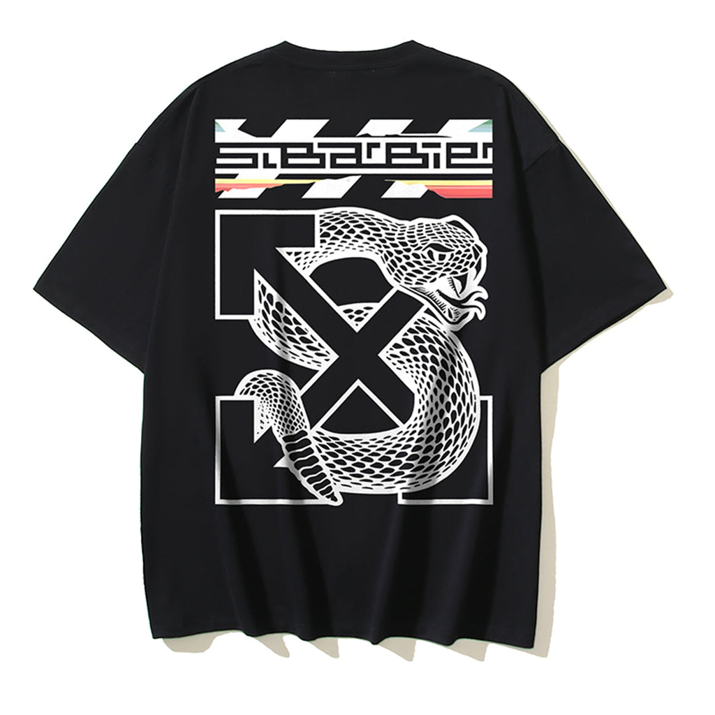 OFF Snake Print T-shirt