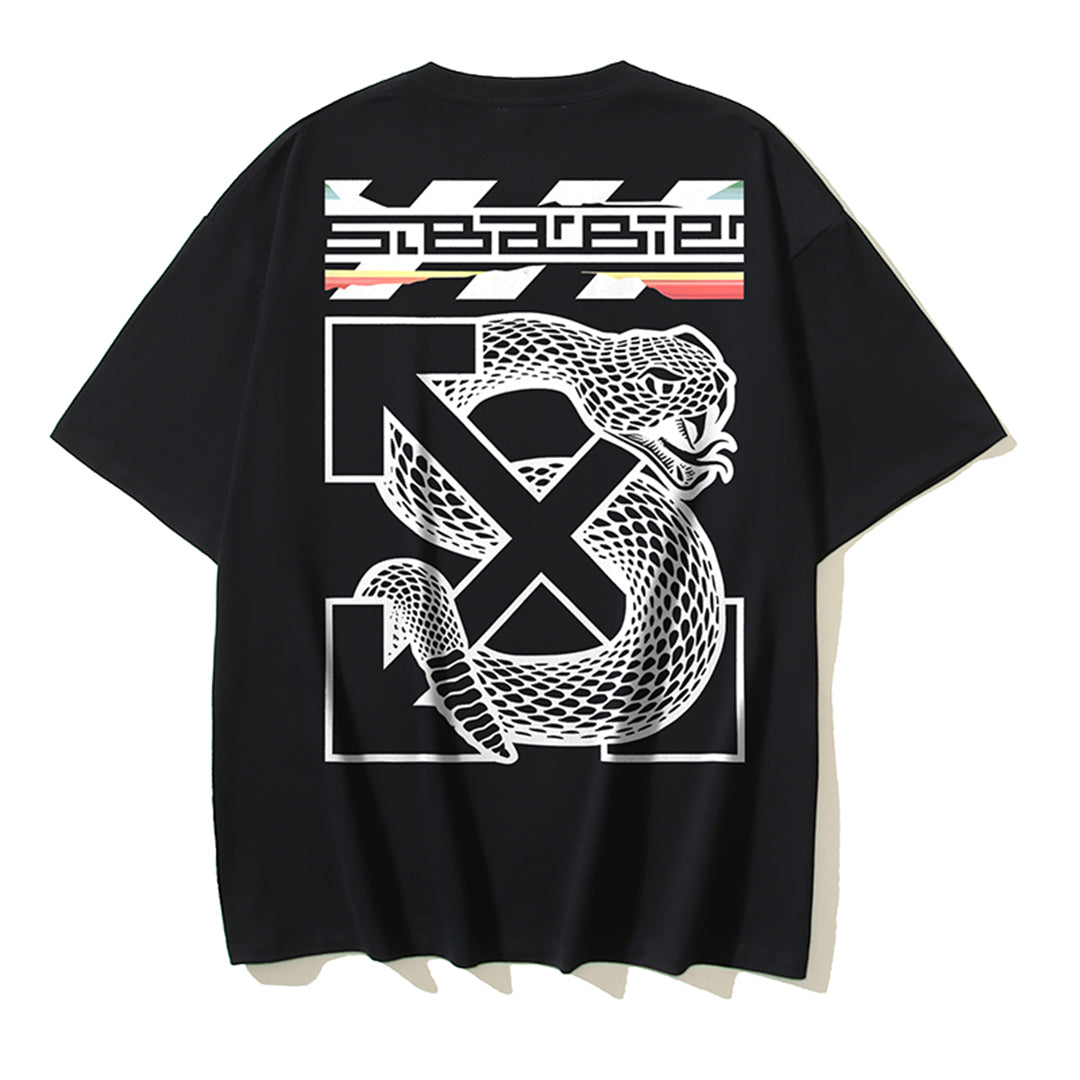 OFF Snake Print T-shirt