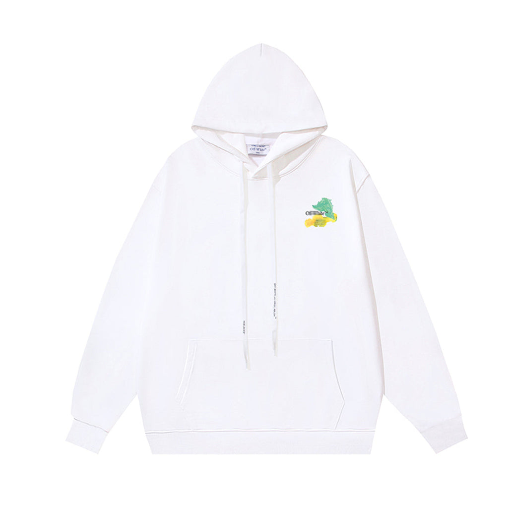 OFF Logo Print Hoodie