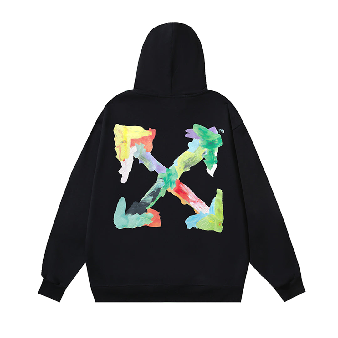 OFF Logo Print Hoodie