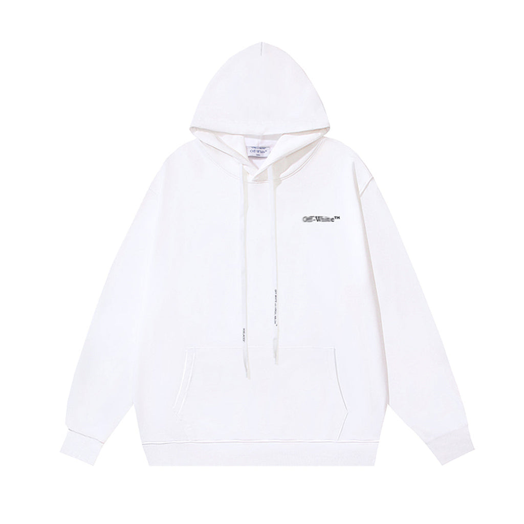 OFF Logo Print Hoodie